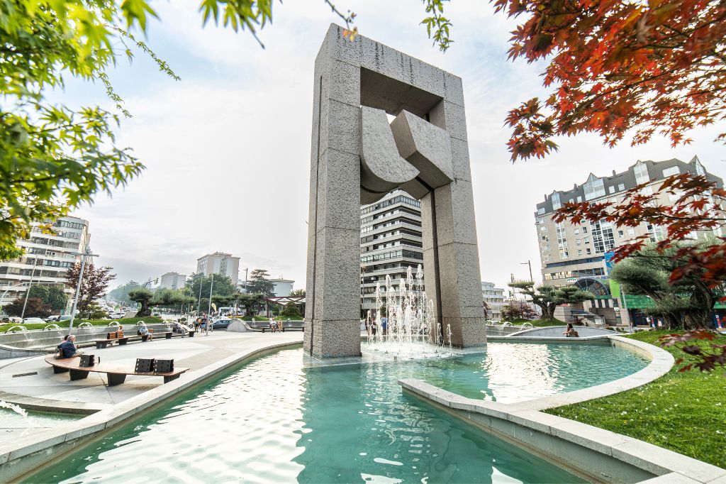 Plaza América fuente