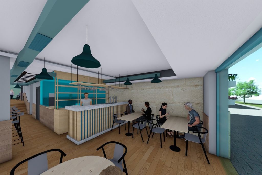 Render bar interior