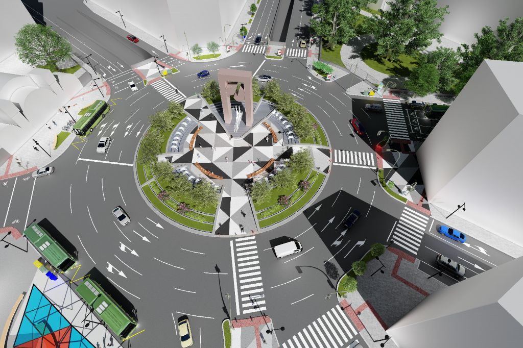 Diseño 3D Plaza América